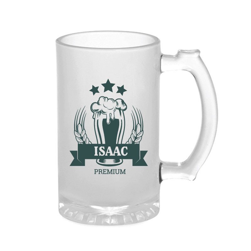 Bierpul glas met naam - Premium Quality