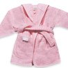 Badjas 1-2jr lichtroze