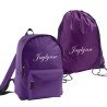 Set Rugtas + Gymtas paars