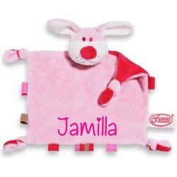 Knuffeldoek hond- roze