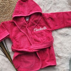 Badjas 0-1jr fuchsia