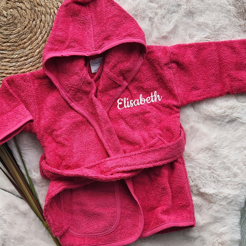 Badjas 0-1jr fuchsia