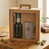 Grolsch cadeau - gepersonaliseerde bierpul met naam en beugelfles in luxe giftset